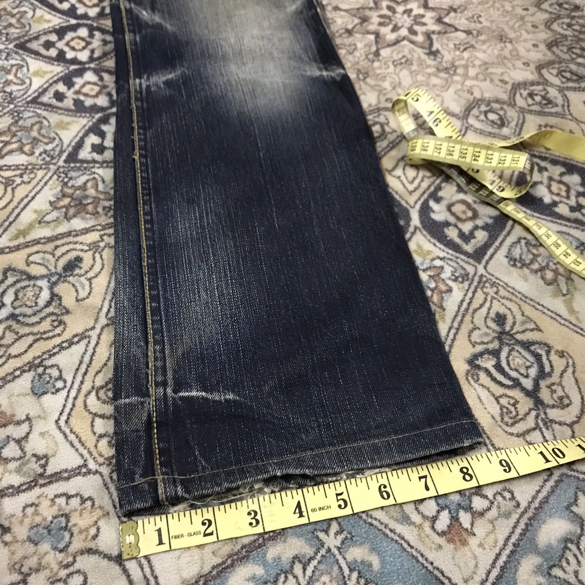 Nicole Club NICOLE CLUB FOR MEN Double Waist Denim Flare Jeans Size US 31 - 24 Thumbnail