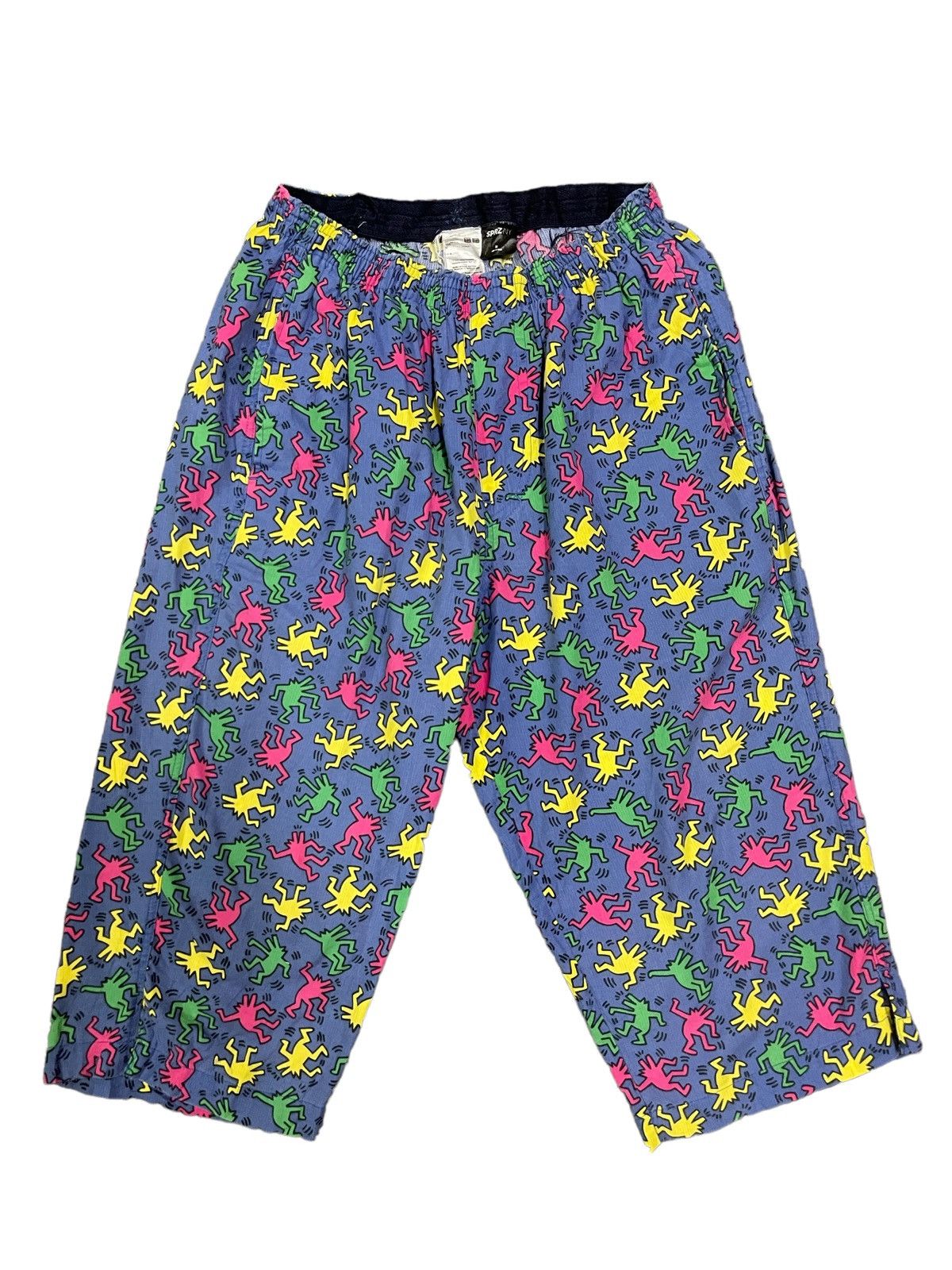 image of Archival Clothing x Keith Haring Full Print Multicolor Logo Pant, Men's (Size 26)