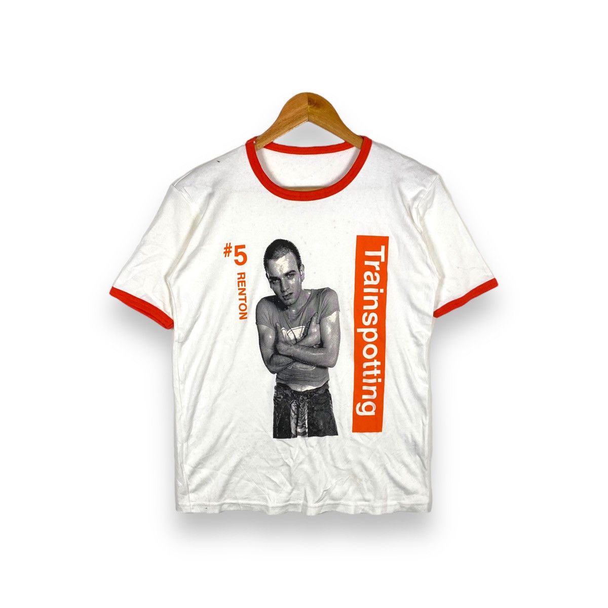 T-shirt Trainspotting Diane Welsh Renton Sick Boy - Blanc, Coton, Taille M, Neuf Avec étiquettes