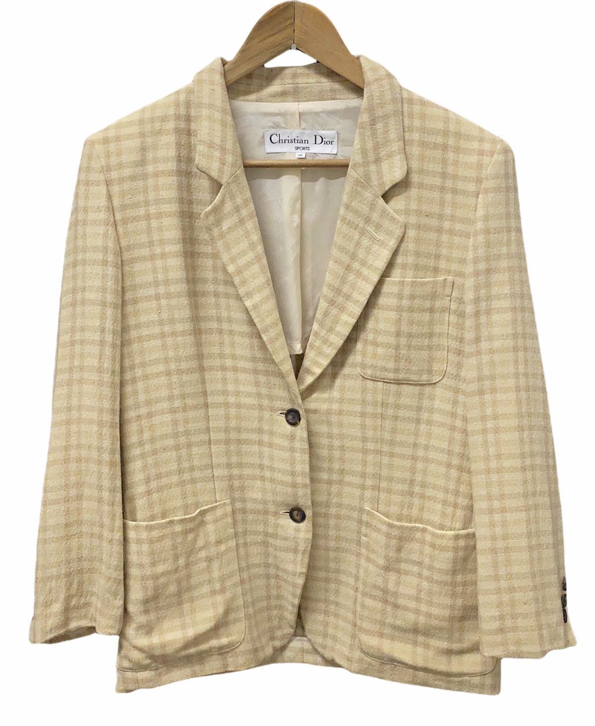 Christian Dior Monsieur 🔥RARE VINTAGE CHRISTIAN DIOR SPORT AW05 CHECKED BLAZER/COAT Size US M / EU 48-50 / 2 - 4 Thumbnail