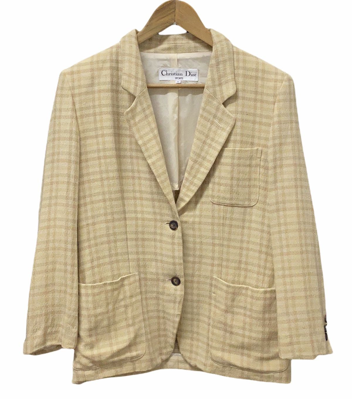 Christian Dior Monsieur 🔥RARE VINTAGE CHRISTIAN DIOR SPORT AW05 CHECKED BLAZER/COAT Size US M / EU 48-50 / 2 - 2 Thumbnail