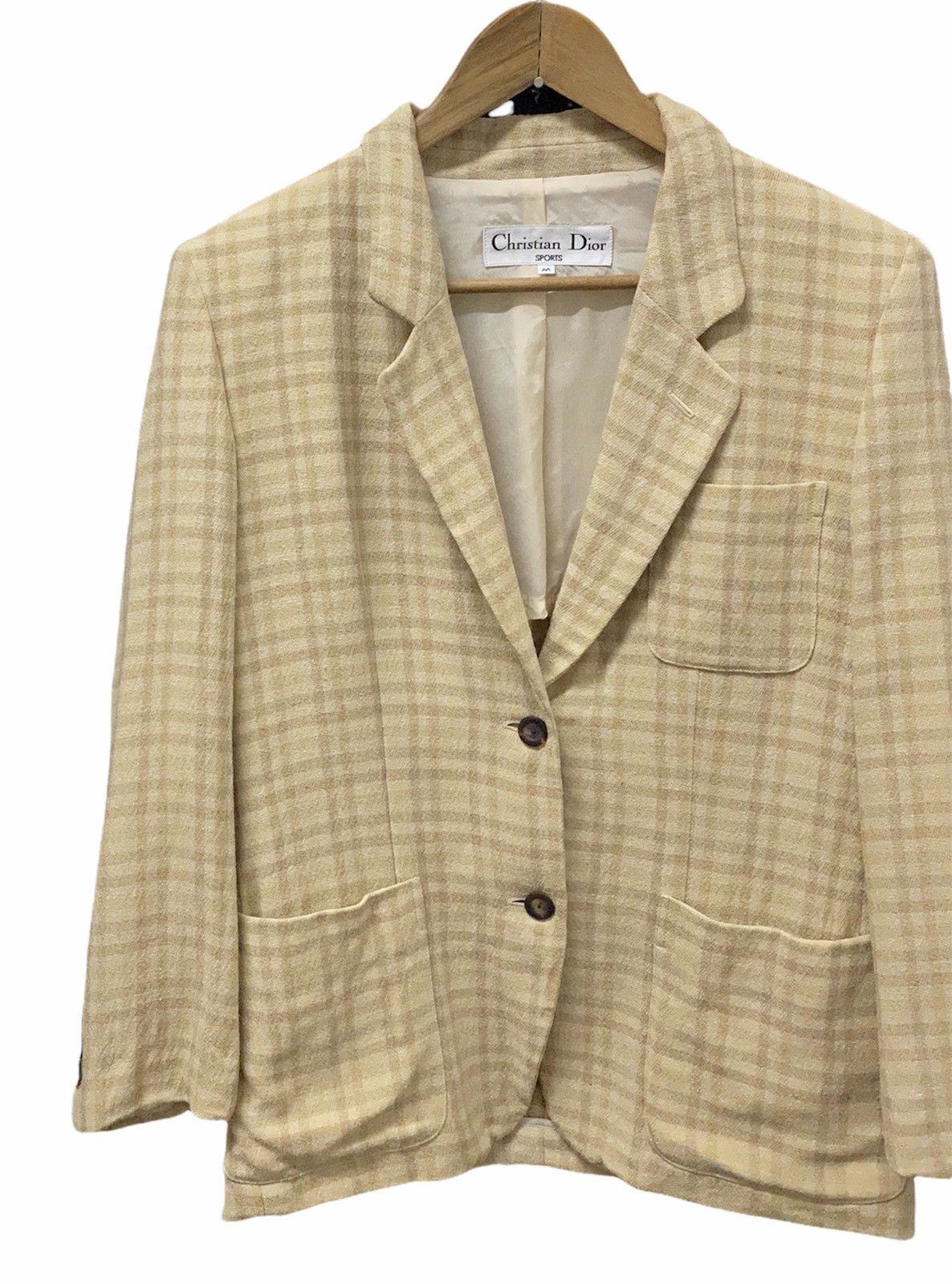 Christian Dior Monsieur 🔥RARE VINTAGE CHRISTIAN DIOR SPORT AW05 CHECKED BLAZER/COAT Size US M / EU 48-50 / 2 - 3 Thumbnail