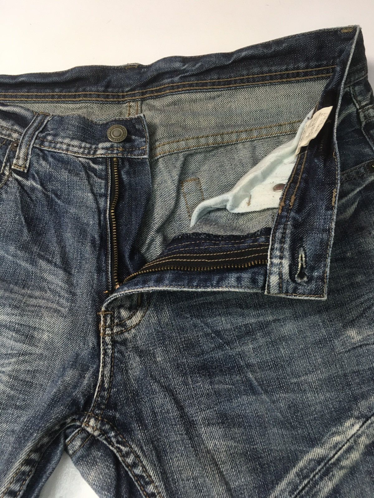 Vintage Vintage Edde x rufert distressed denim Size US 32 / EU 48 - 9 Thumbnail