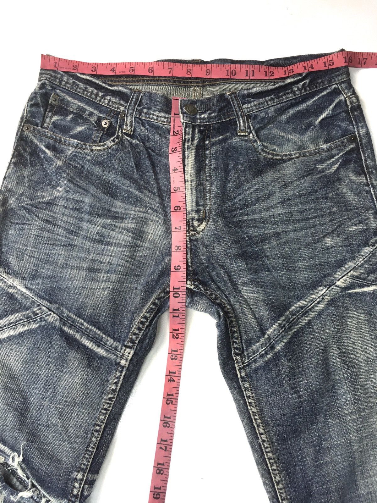 Vintage Vintage Edde x rufert distressed denim Size US 32 / EU 48 - 3 Thumbnail