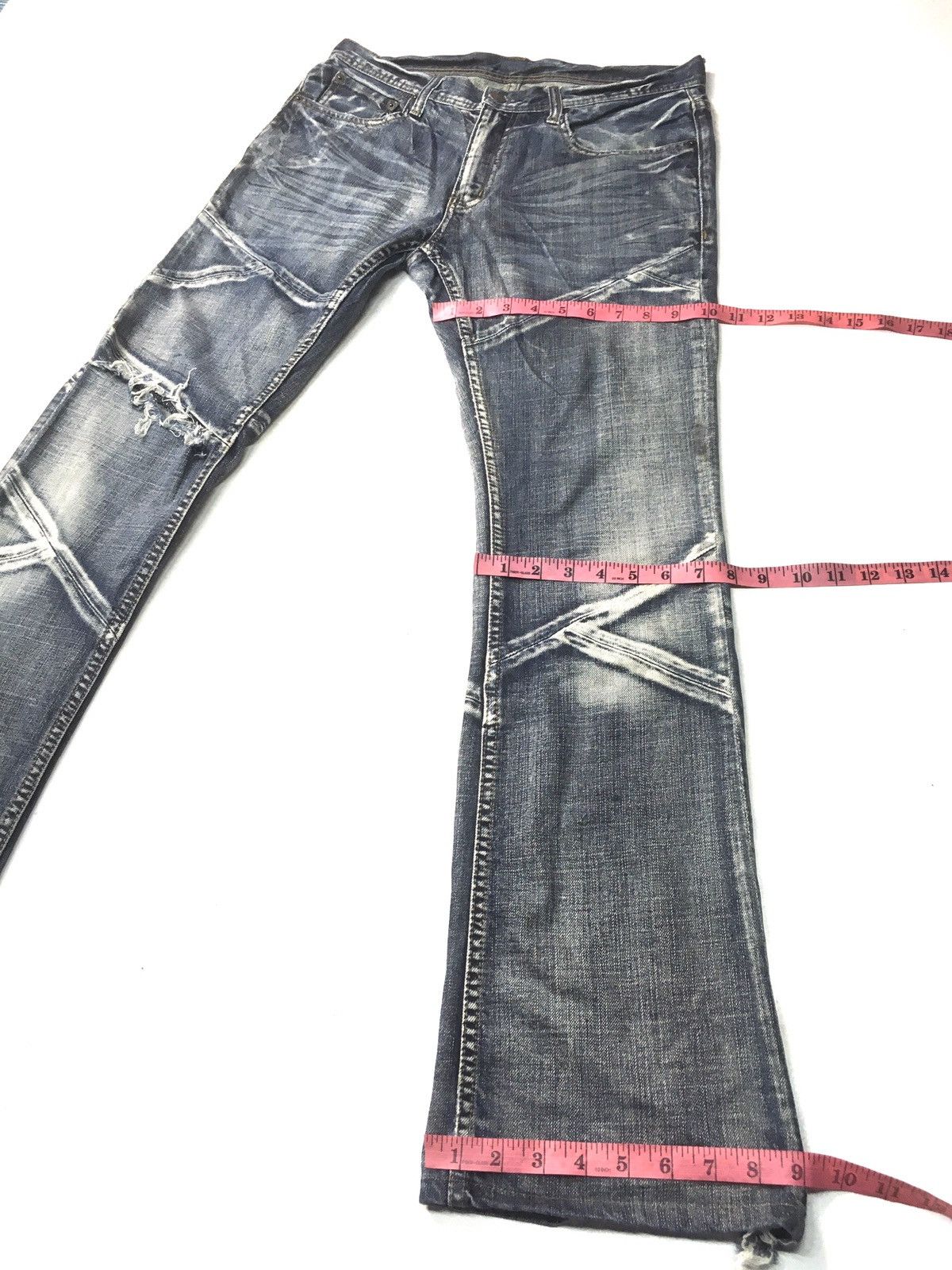 Vintage Vintage Edde x rufert distressed denim Size US 32 / EU 48 - 4 Thumbnail