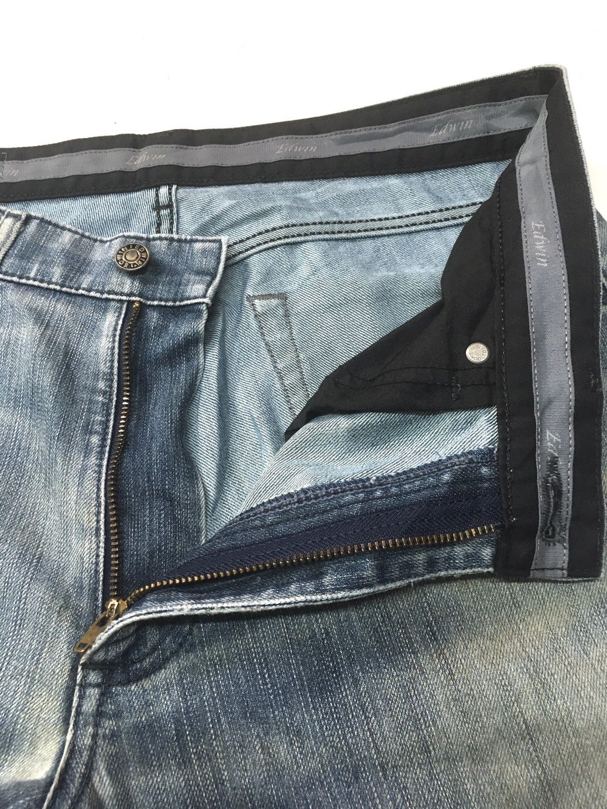 Edwin × Japanese Brand × Vintage Vintage Edwin distressed denim japan Size US 33 - 13 Thumbnail