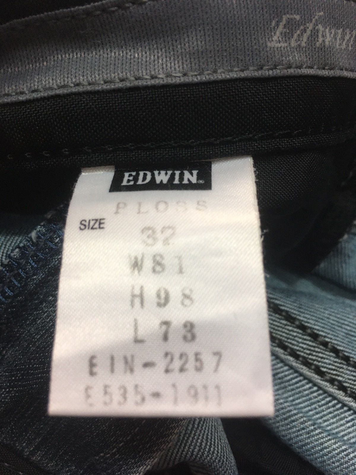 Edwin × Japanese Brand × Vintage Vintage Edwin distressed denim japan Size US 33 - 15 Thumbnail