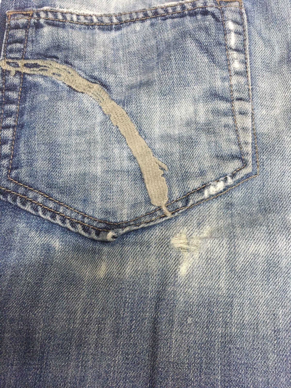 Joe's Joe’s distressed blue denim Size US 31 - 14 Thumbnail