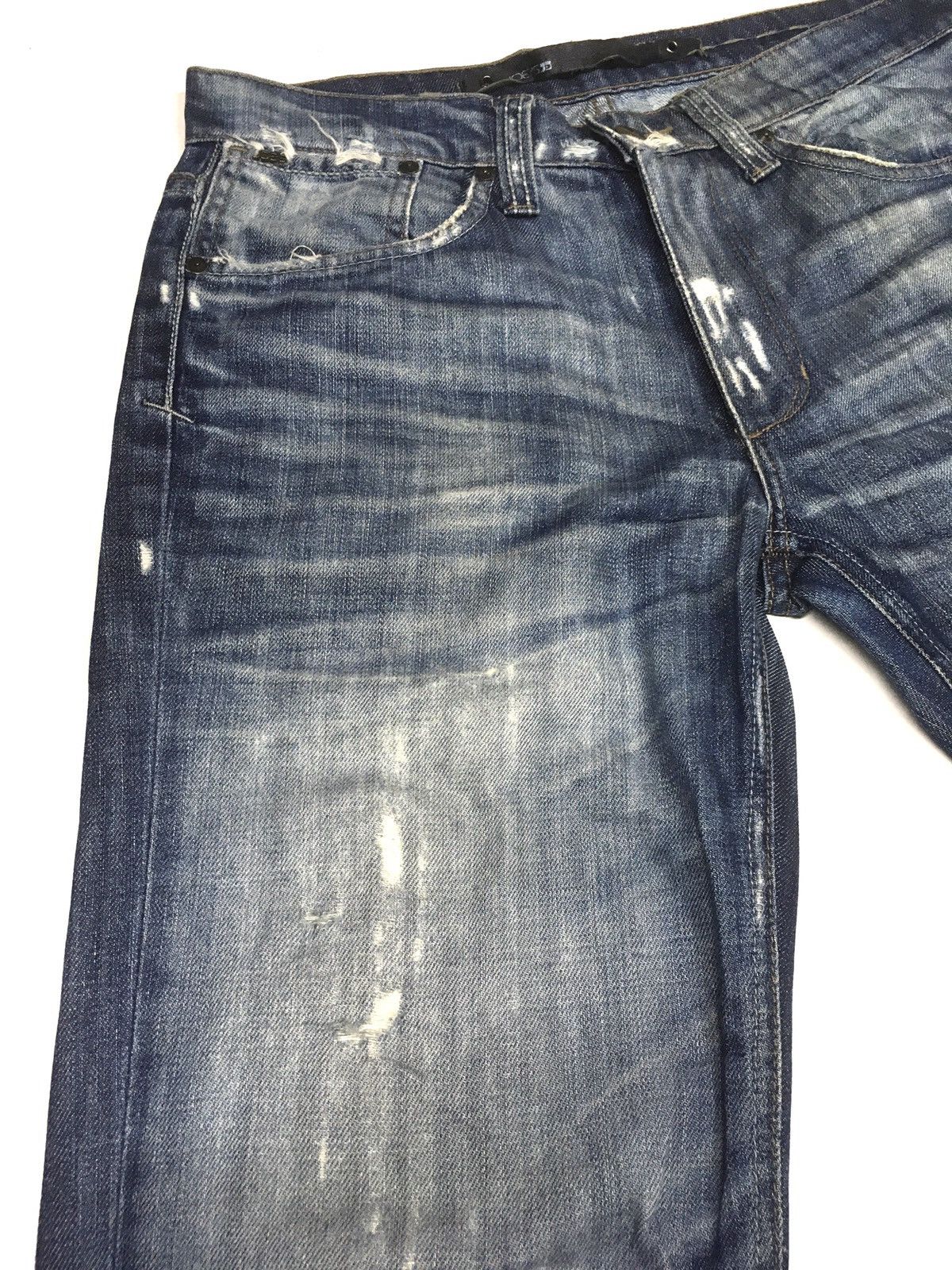 Joe's Joe’s distressed blue denim Size US 31 - 10 Thumbnail