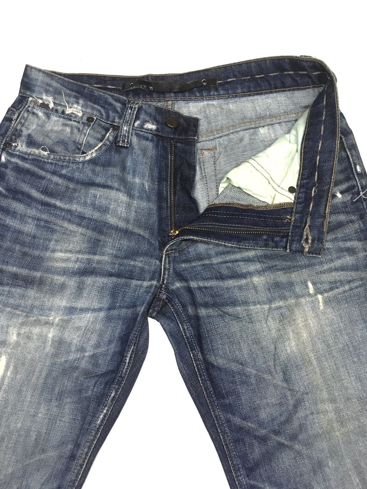 Joe's Joe’s distressed blue denim Size US 31 - 5 Thumbnail