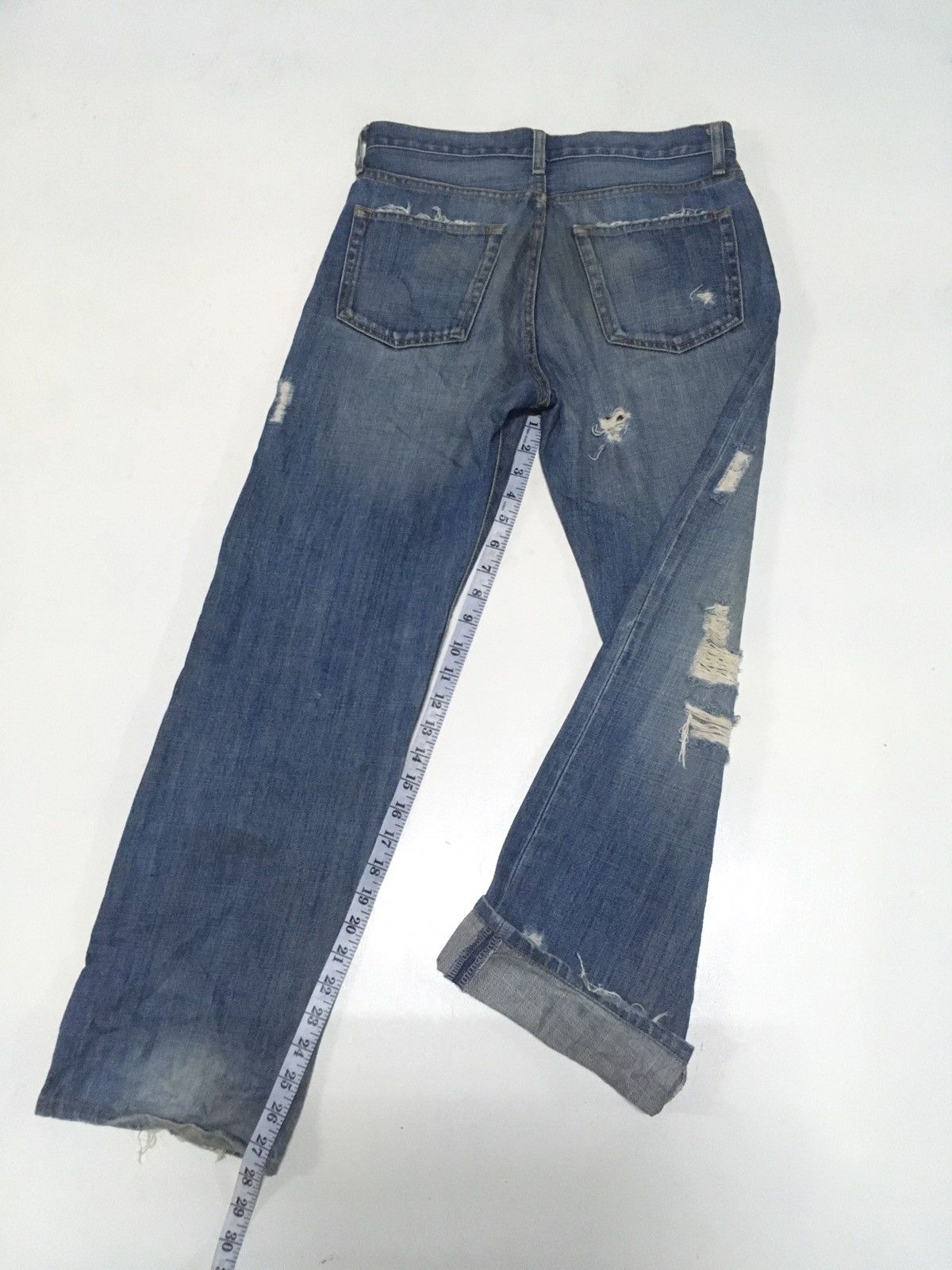 Uniqlo × Vintage Vintage uniqlo distressed jeans Size US 30 / EU 46 - 3 Thumbnail