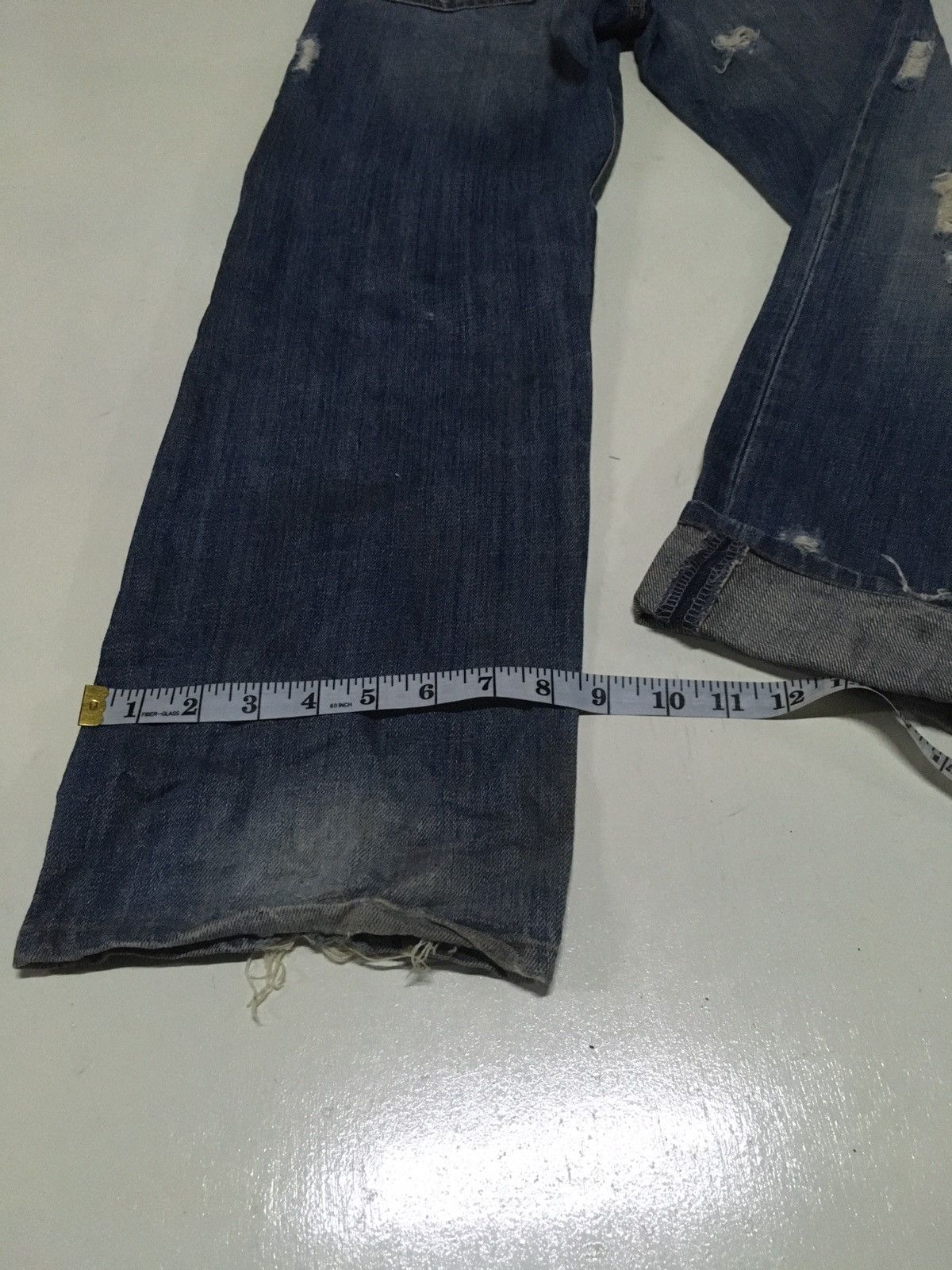 Uniqlo × Vintage Vintage uniqlo distressed jeans Size US 30 / EU 46 - 7 Thumbnail