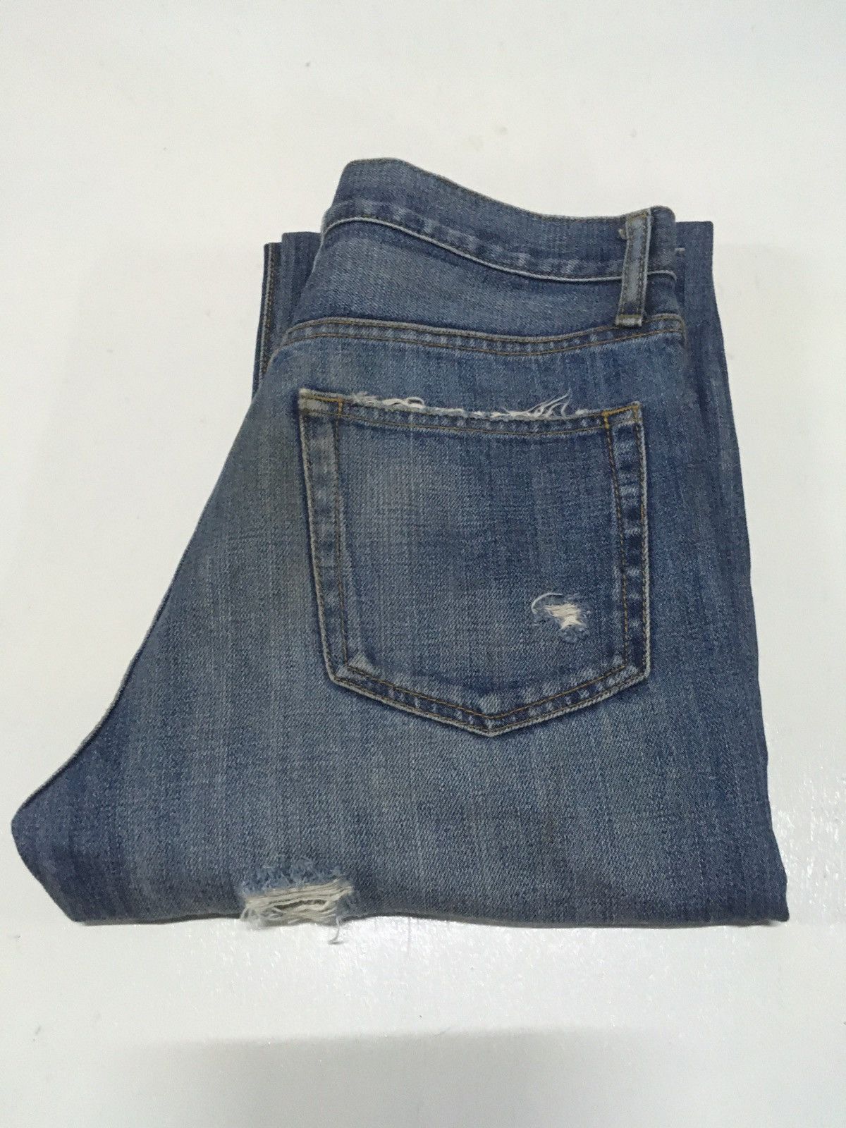 Uniqlo × Vintage Vintage uniqlo distressed jeans Size US 30 / EU 46 - 1 Thumbnail