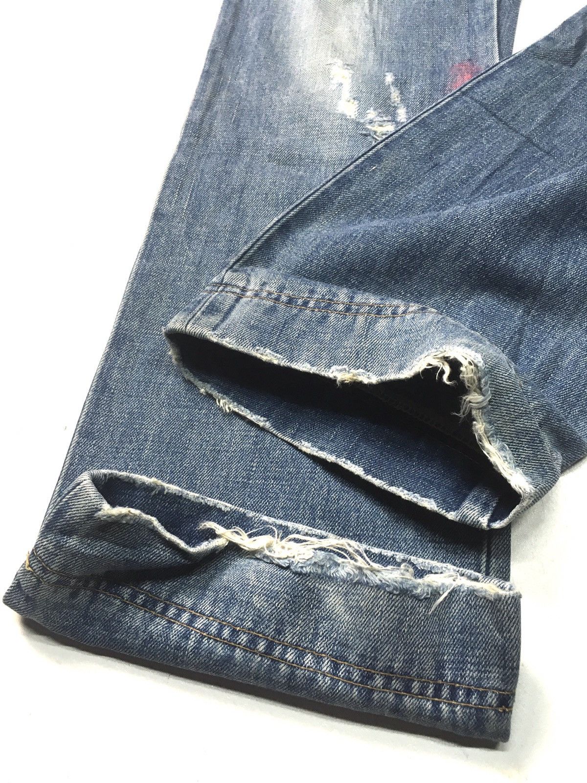 Japanese Brand × Vintage Vintage Lois crayon embroidery distressed denim japan Size US 31 - 15 Thumbnail