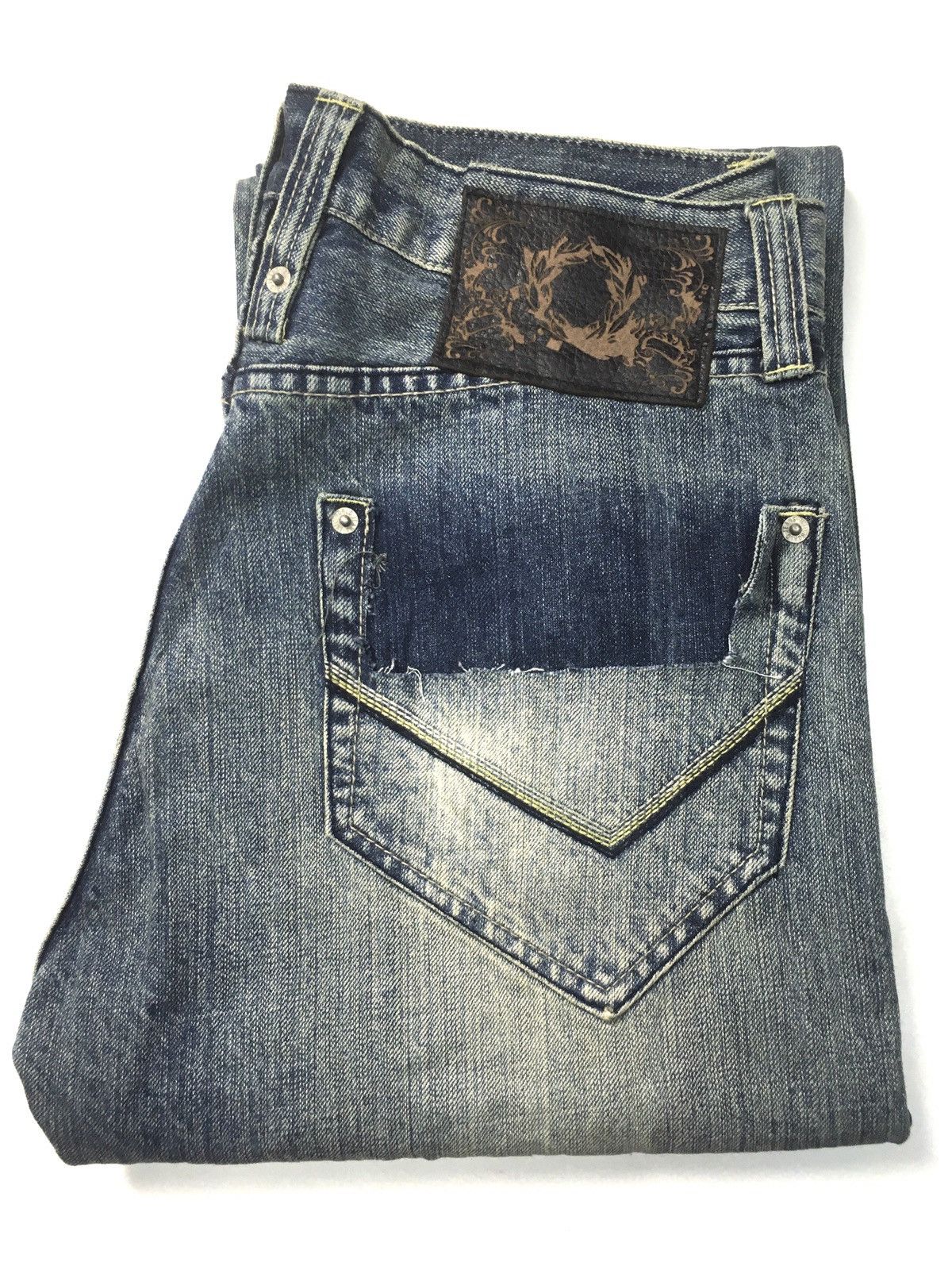 Japanese Brand × Vintage Hight quality guaranteed distressed denim japan Size US 31 - 1 Thumbnail