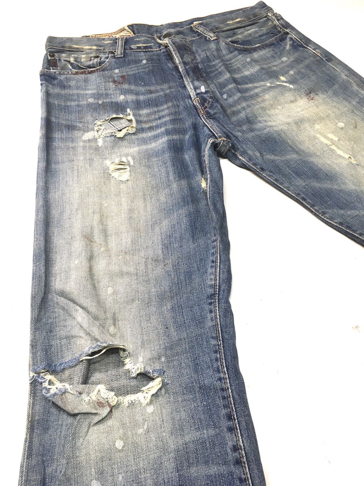 Abercrombie & Fitch × Vintage Abercrombie thrashed crazy distressed denim Size US 34 / EU 50 - 11 Thumbnail