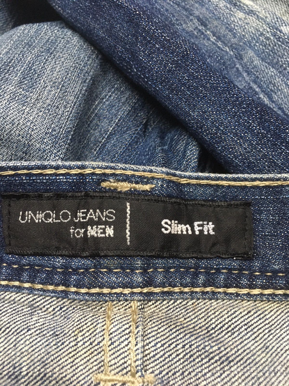 Japanese Brand × Uniqlo Vintage uniqlo slim fit distressed denim Size US 30 / EU 46 - 11 Thumbnail
