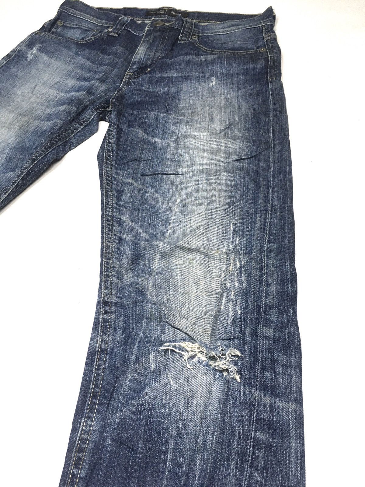 Japanese Brand × Uniqlo Vintage uniqlo slim fit distressed denim Size US 30 / EU 46 - 7 Thumbnail