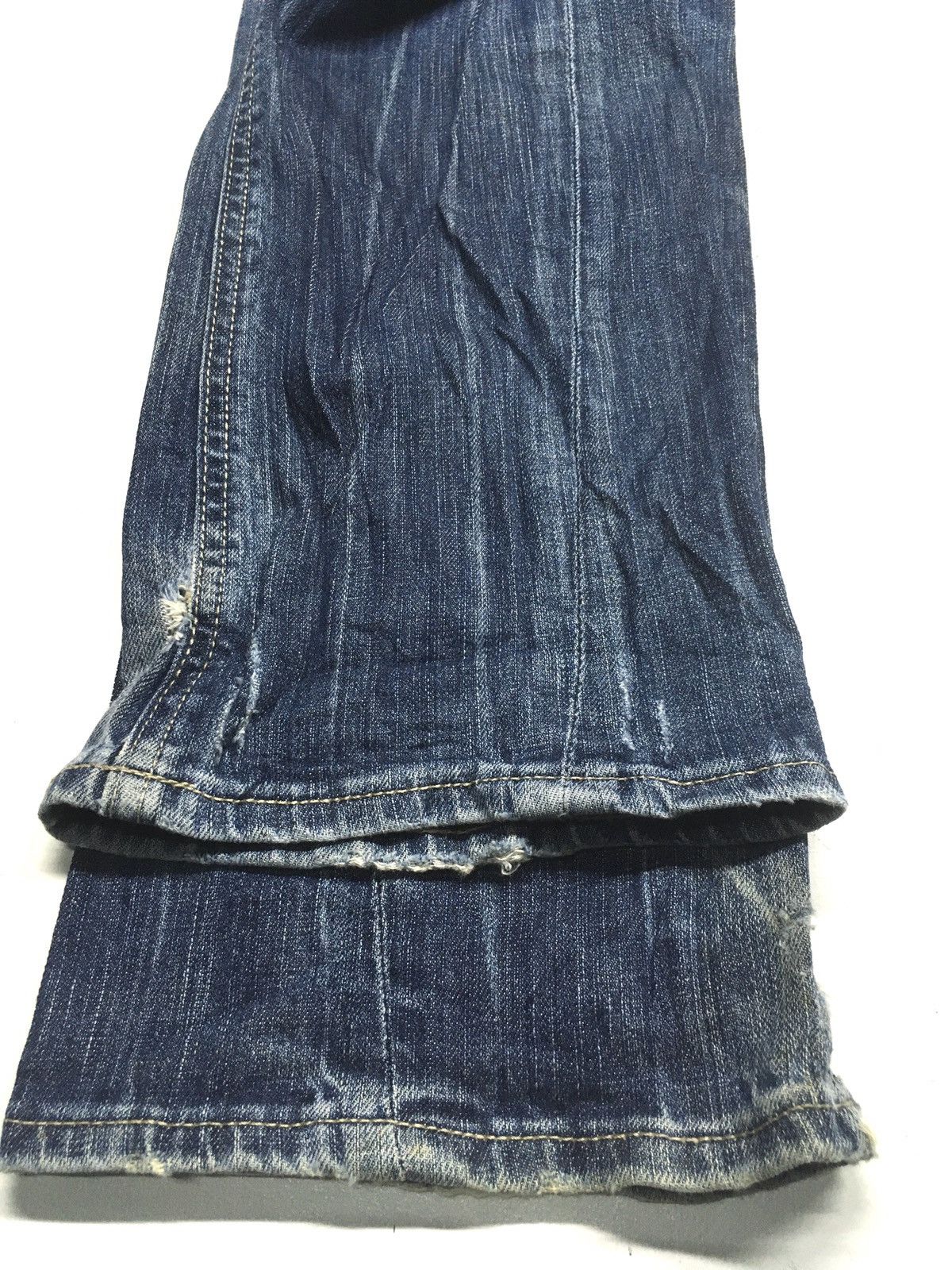 Japanese Brand × Uniqlo Vintage uniqlo slim fit distressed denim Size US 30 / EU 46 - 9 Thumbnail