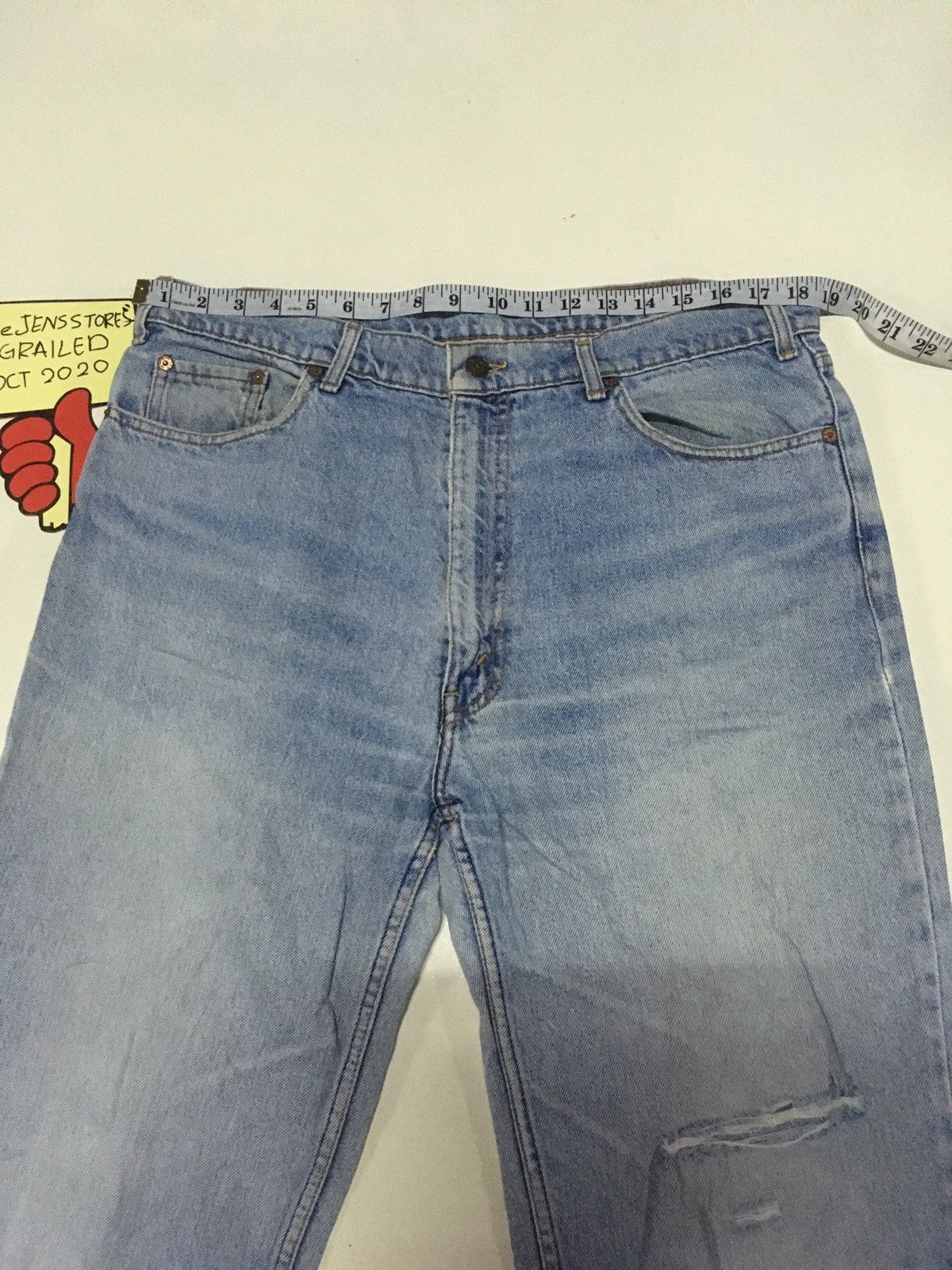 Levi's × Vintage Vintage 80s Levi's 515-0217 wash Distressed denim Size US 37 - 4 Thumbnail