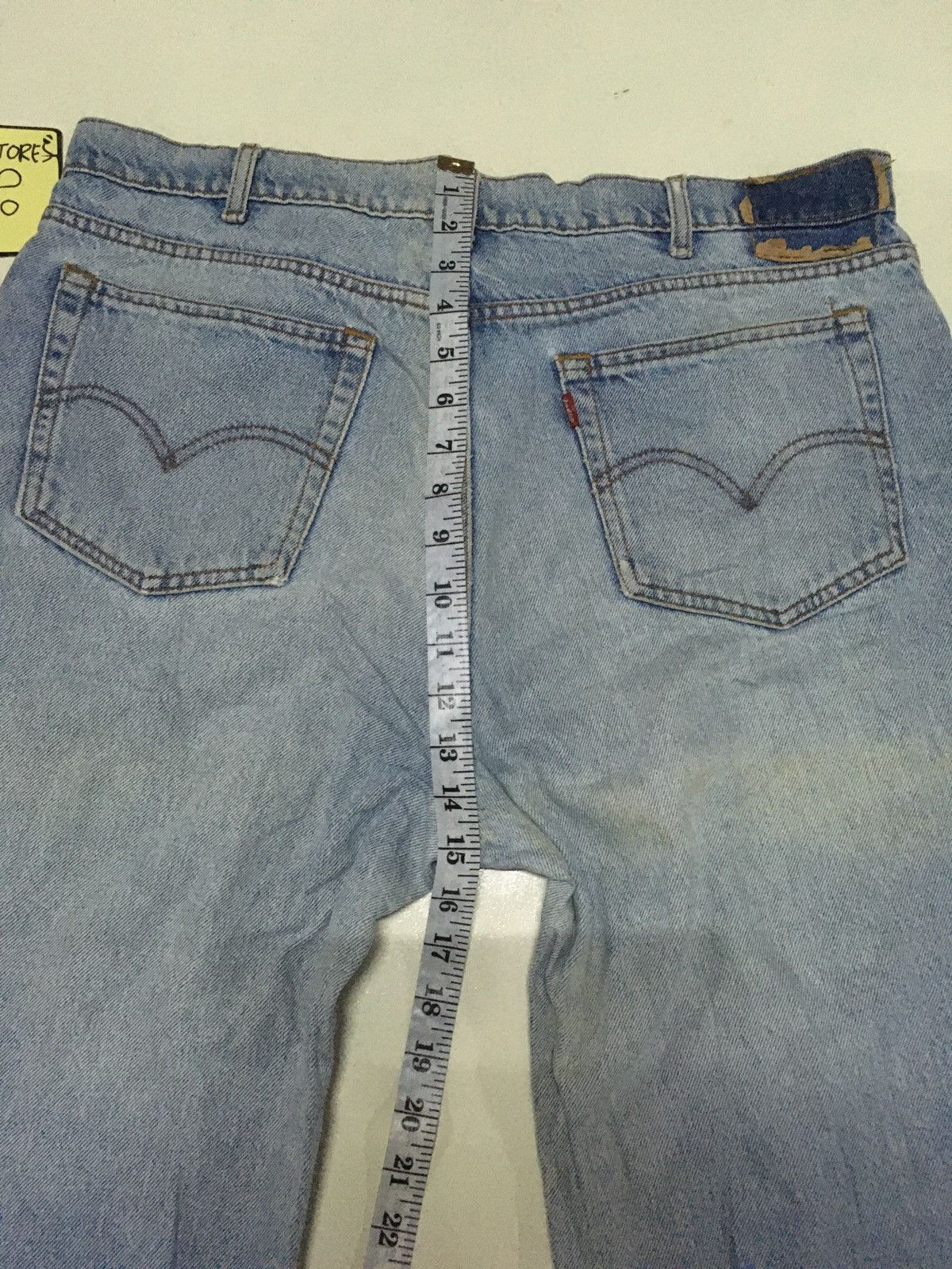 Levi's × Vintage Vintage 80s Levi's 515-0217 wash Distressed denim Size US 37 - 7 Thumbnail