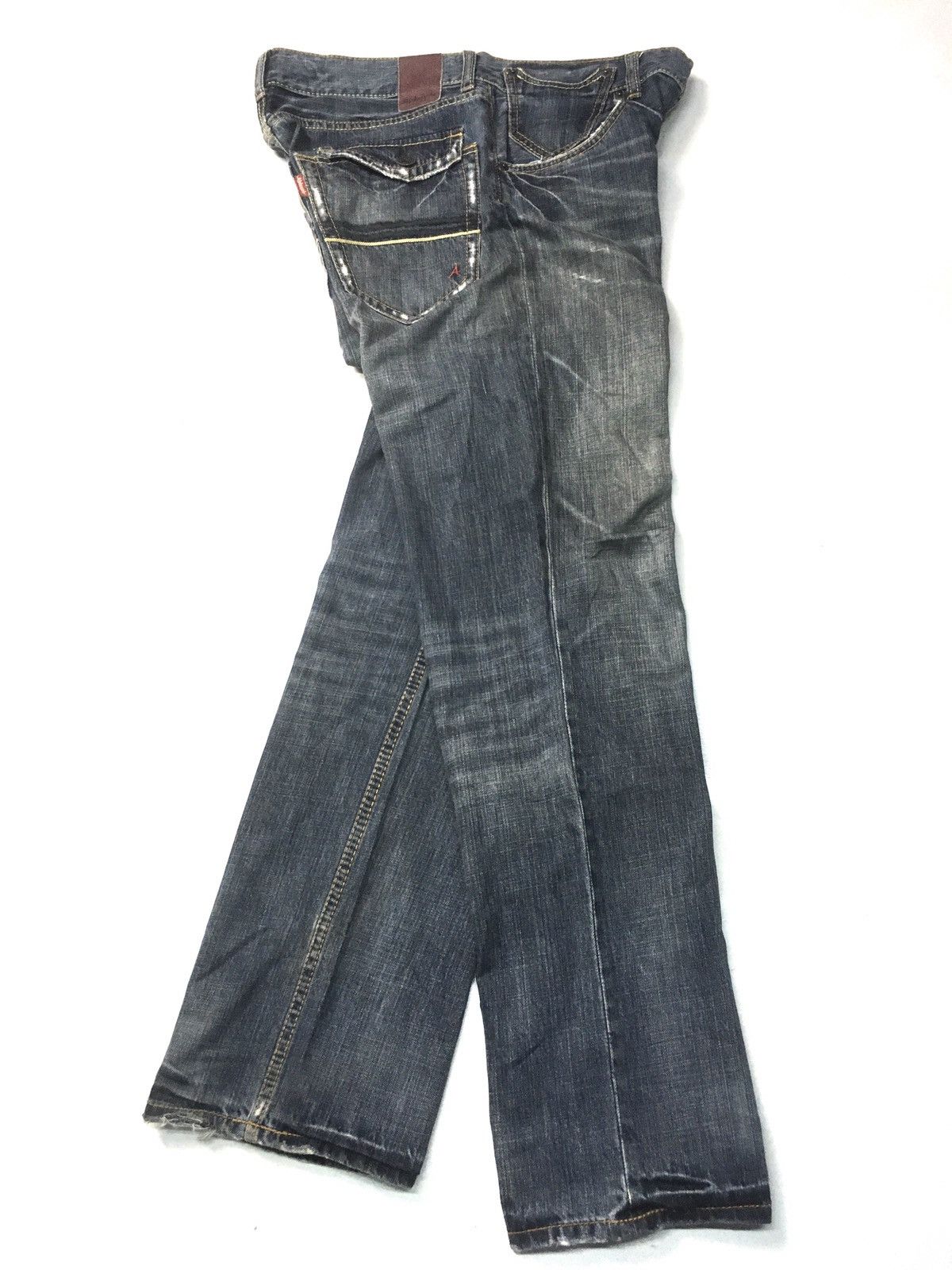 Japanese Brand × Vintage Vintage alphasophy distressed denim japan Size US 33 - 5 Thumbnail
