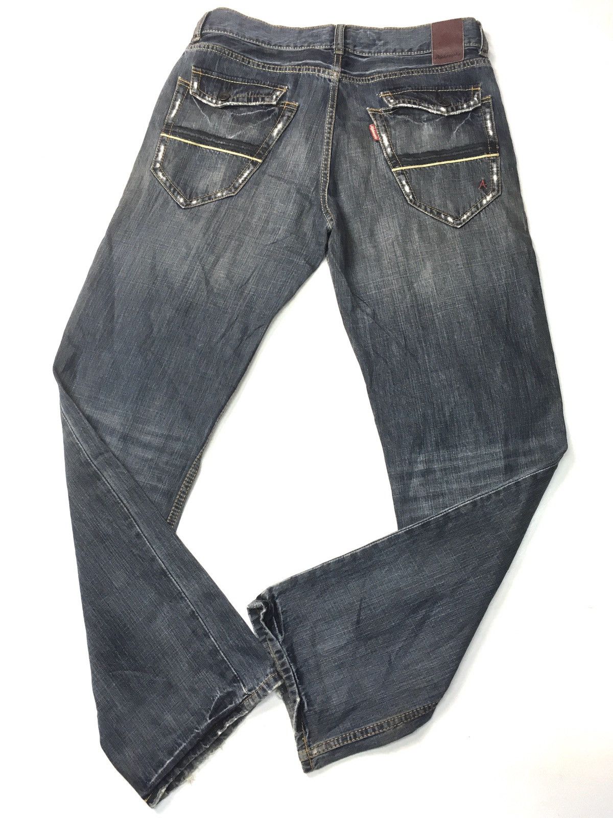 Japanese Brand × Vintage Vintage alphasophy distressed denim japan Size US 33 - 7 Thumbnail