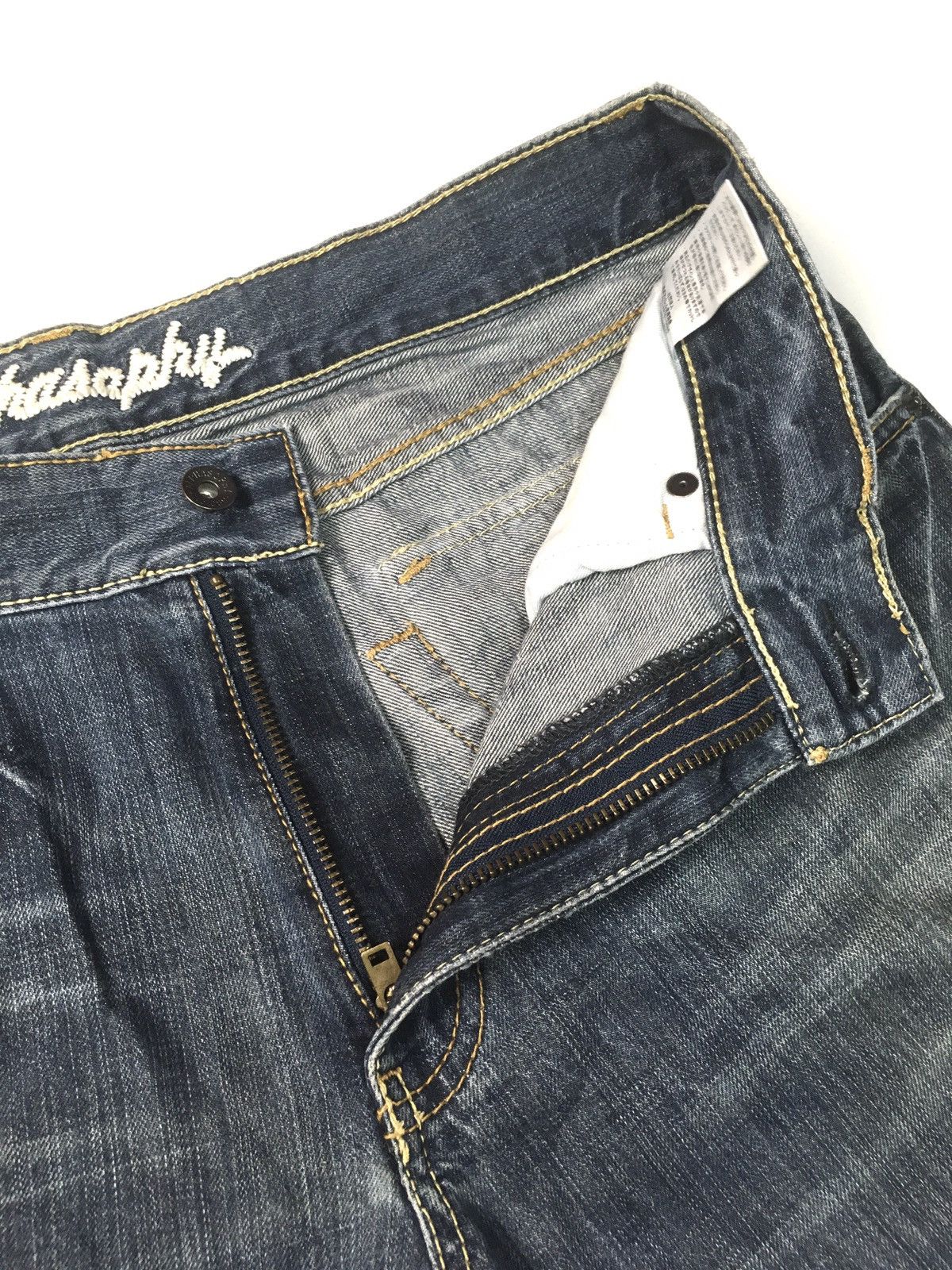 Japanese Brand × Vintage Vintage alphasophy distressed denim japan Size US 33 - 9 Thumbnail