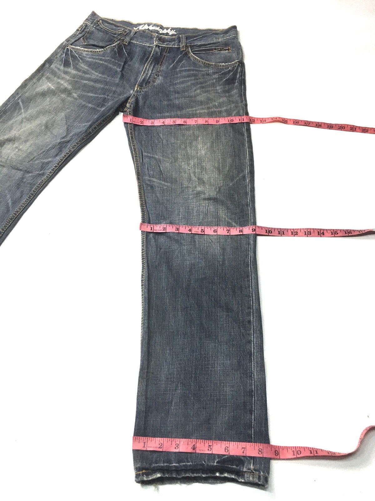 Japanese Brand × Vintage Vintage alphasophy distressed denim japan Size US 33 - 4 Thumbnail