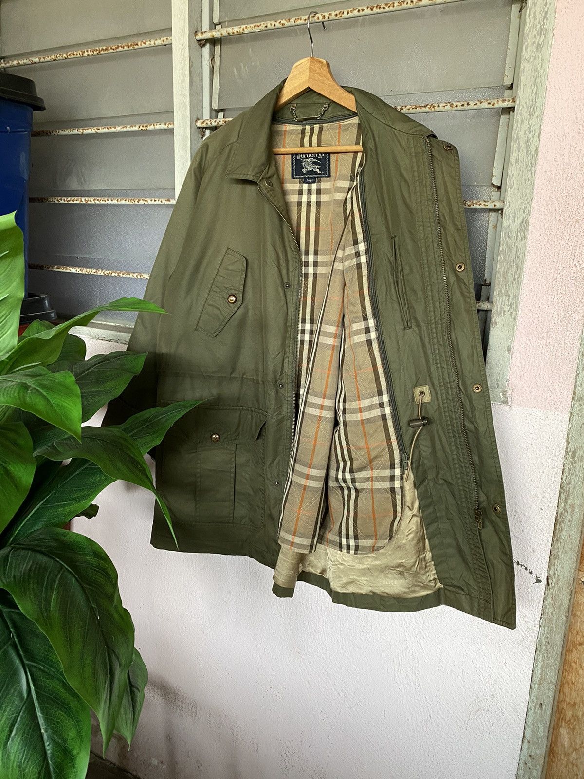 Vintage outlet Burberry Jacket GREEN