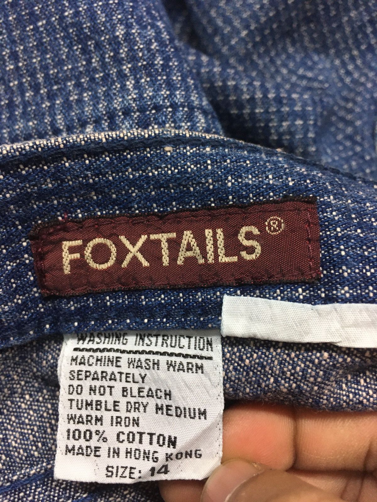Japanese Brand × Vintage Vintage foxtals side jipper baggy denim Size US 30 / EU 46 - 10 Thumbnail