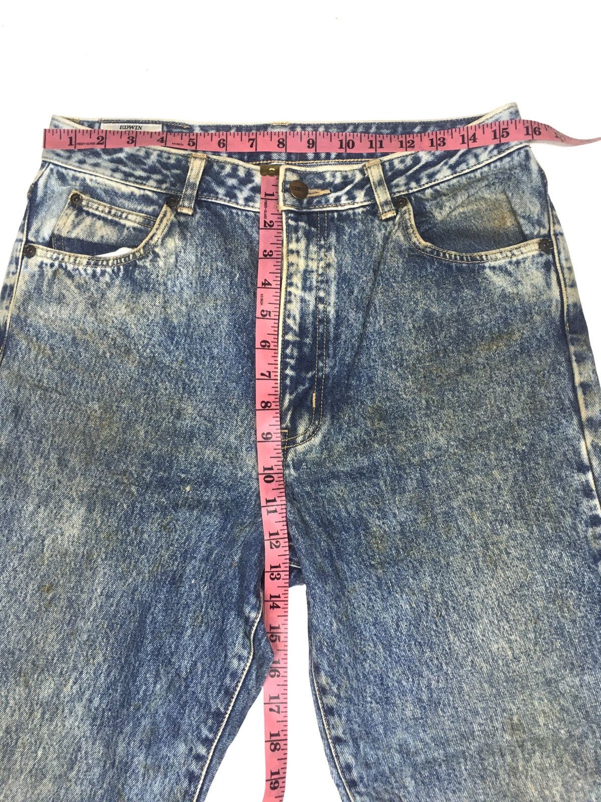 Edwin × Vintage Vintage Edwin acid wash denim Size US 31 - 3 Thumbnail
