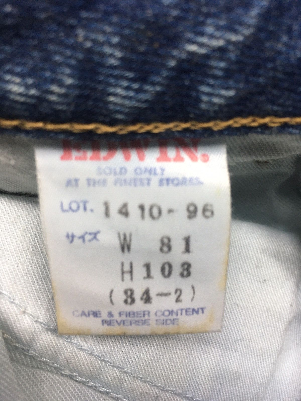 Edwin × Vintage Vintage Edwin acid wash denim Size US 31 - 11 Thumbnail