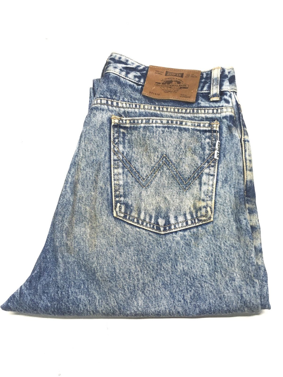 Edwin × Vintage Vintage Edwin acid wash denim Size US 31 - 1 Thumbnail