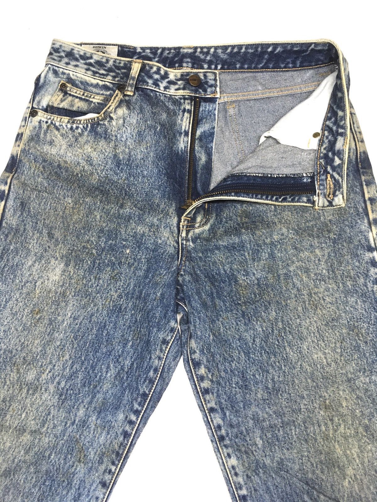 Edwin × Vintage Vintage Edwin acid wash denim Size US 31 - 5 Thumbnail