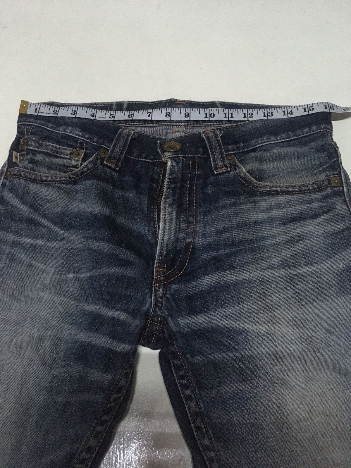 Japanese Brand × Vintage Vintage back number distressed jeans japan Size US 32 / EU 48 - 4 Thumbnail