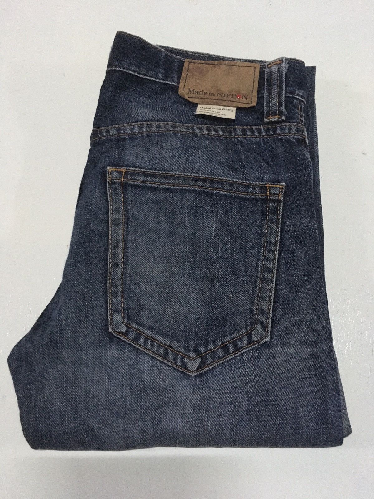 Japanese Brand × Vintage Vintage back number distressed jeans japan Size US 32 / EU 48 - 1 Thumbnail