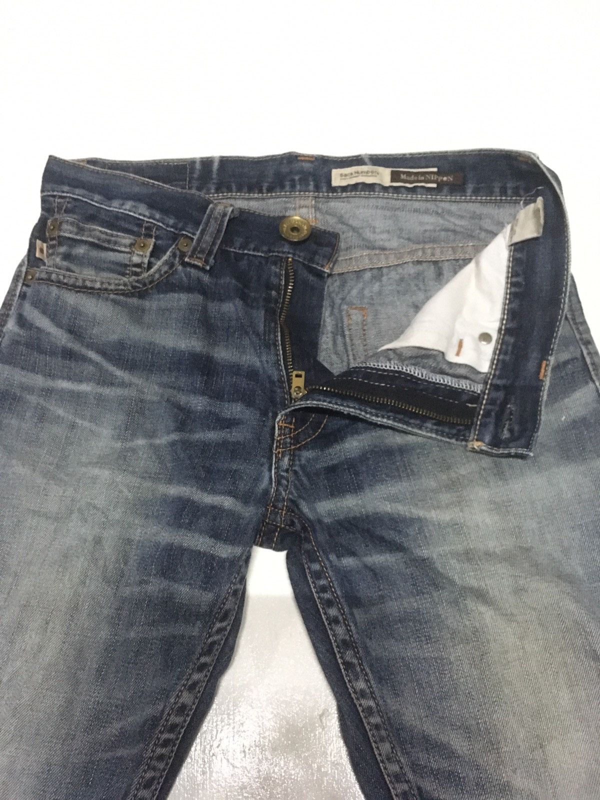 Japanese Brand × Vintage Vintage back number distressed jeans japan Size US 32 / EU 48 - 6 Thumbnail