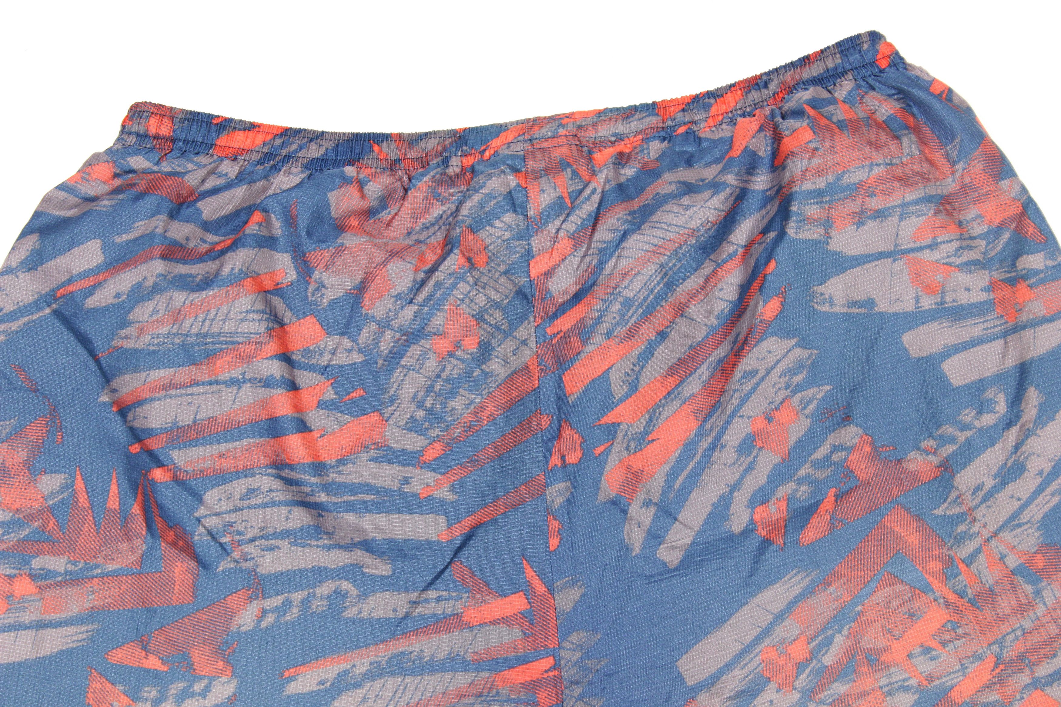 Nike 90S Swoosh Logo Acid Multicolor Nylon Swim Shorts L Size Size US 34 / EU 50 - 5 Thumbnail