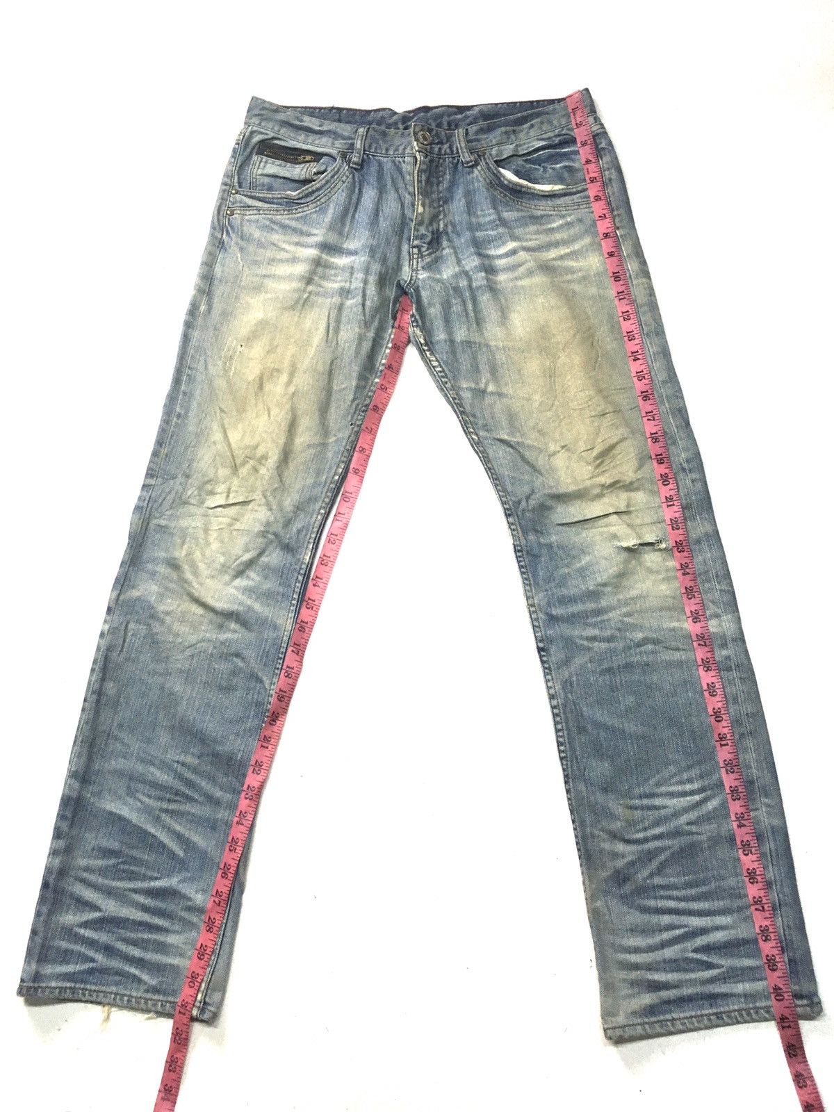 Japanese Brand × Vintage Vintage tk mixpice distressed denim japan Size US 33 - 2 Thumbnail