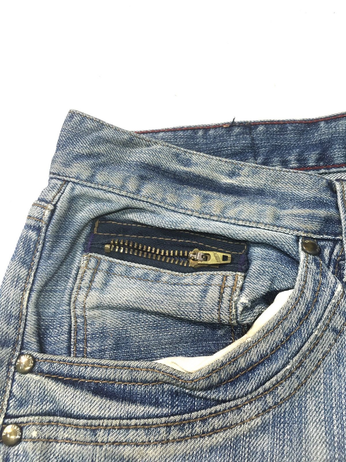 Japanese Brand × Vintage Vintage tk mixpice distressed denim japan Size US 33 - 12 Thumbnail