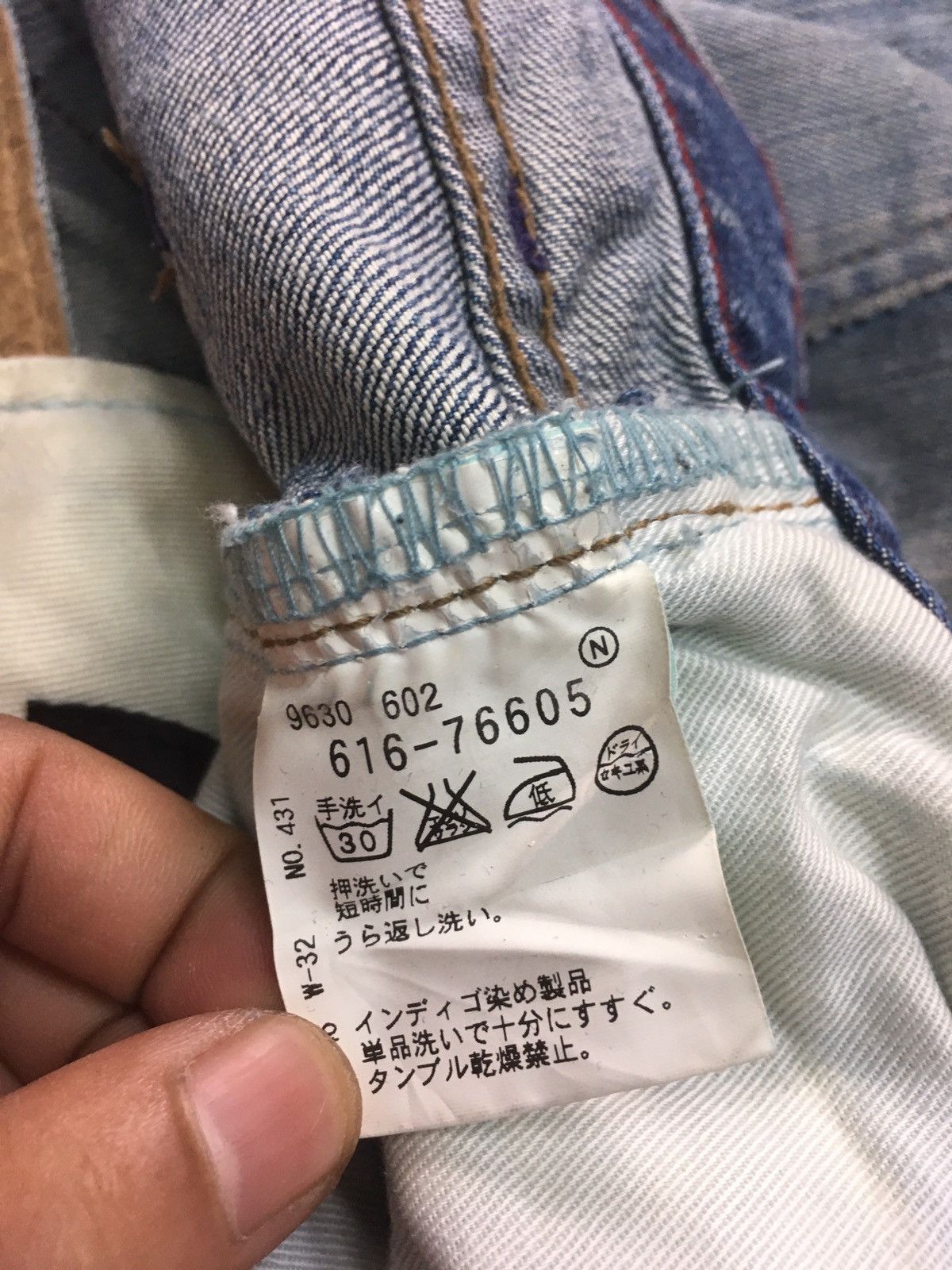 Japanese Brand × Vintage Vintage tk mixpice distressed denim japan Size US 33 - 15 Thumbnail