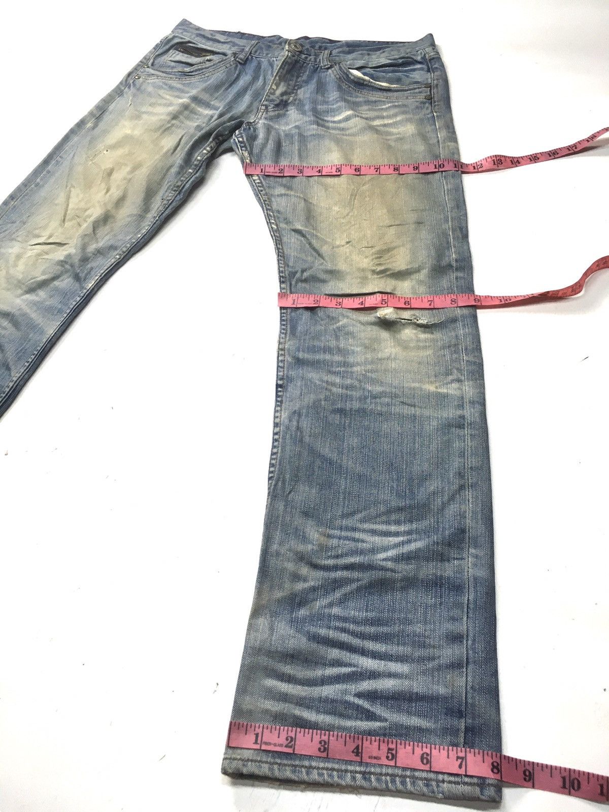 Japanese Brand × Vintage Vintage tk mixpice distressed denim japan Size US 33 - 3 Thumbnail