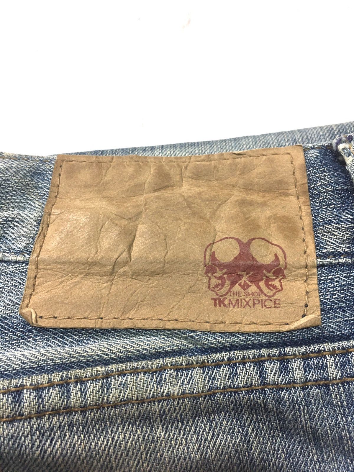 Japanese Brand × Vintage Vintage tk mixpice distressed denim japan Size US 33 - 17 Thumbnail