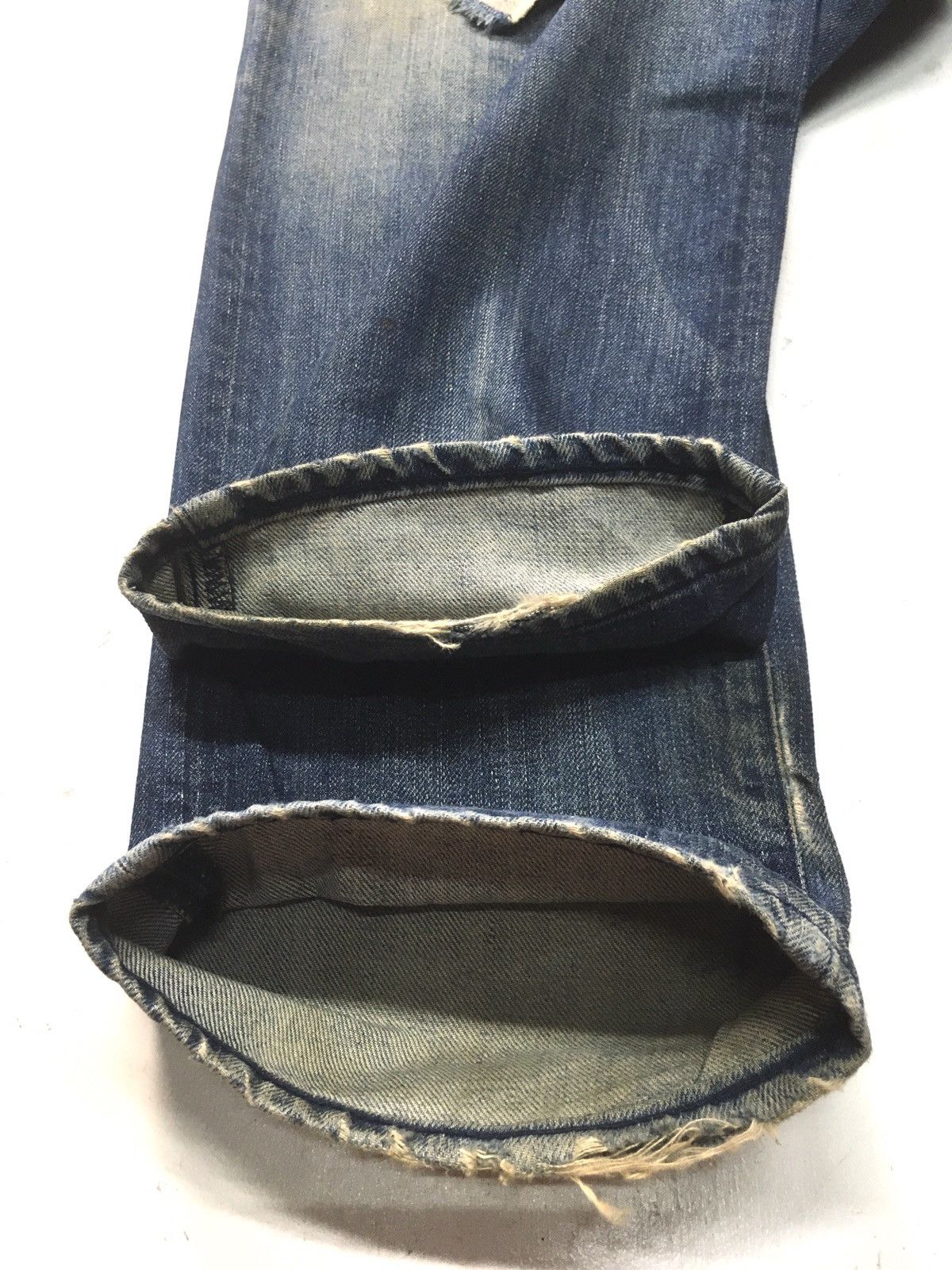 Earnest Sewn Vintage earnest sewn distressed denim usa Size US 31 - 10 Thumbnail