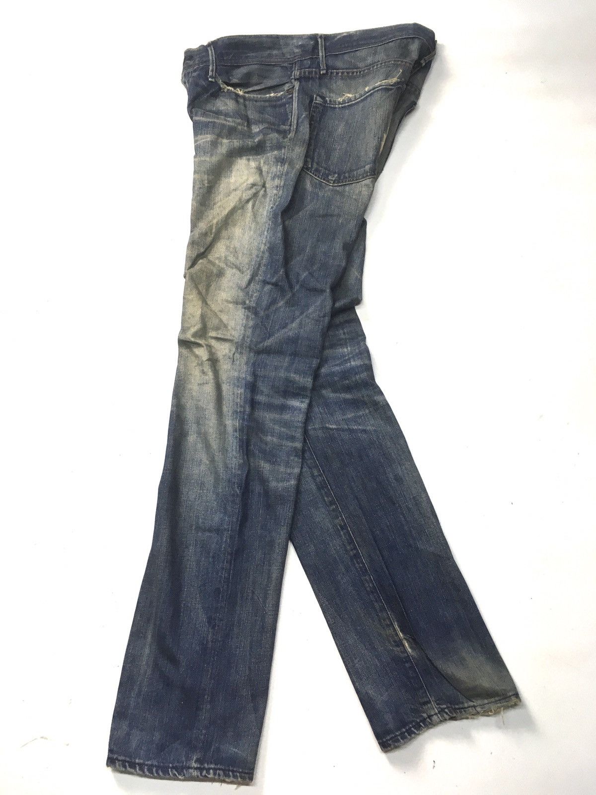 Earnest Sewn Vintage earnest sewn distressed denim usa Size US 31 - 6 Thumbnail