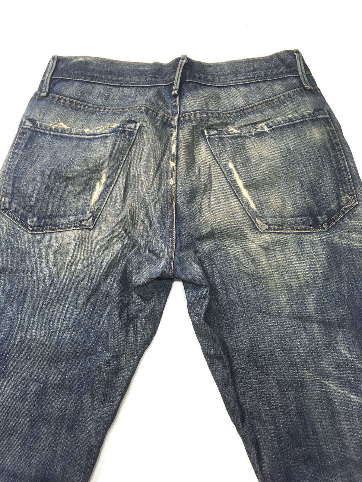 Earnest Sewn Vintage earnest sewn distressed denim usa Size US 31 - 8 Thumbnail