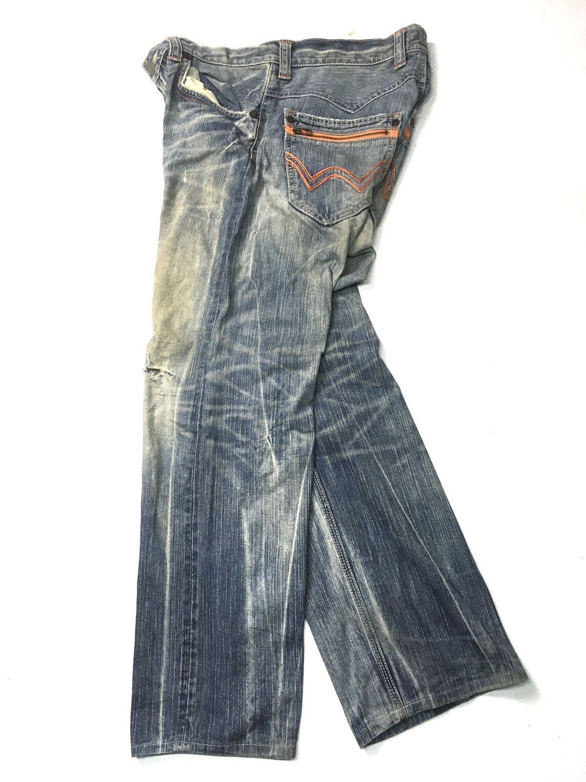 Edwin × Vintage Vintage Edwin xu distressed denim japan Size US 35 - 5 Thumbnail