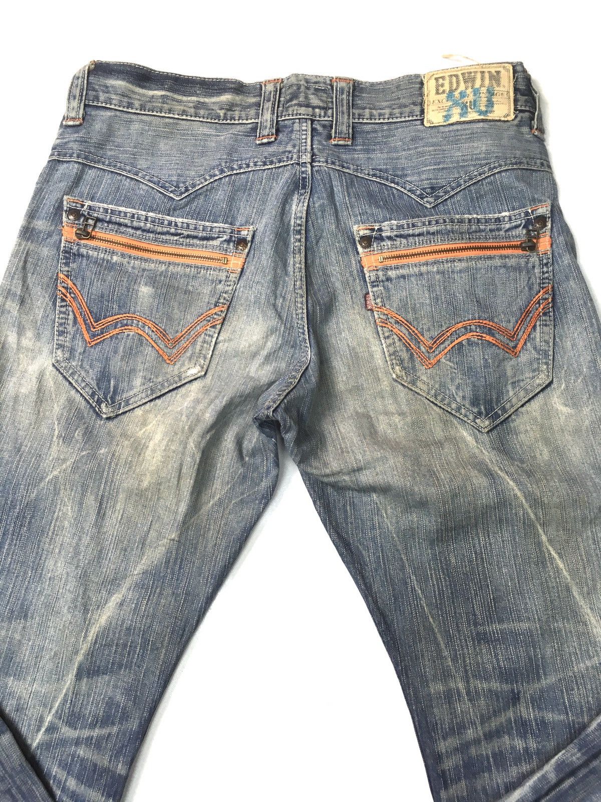 Edwin × Vintage Vintage Edwin xu distressed denim japan Size US 35 - 8 Thumbnail