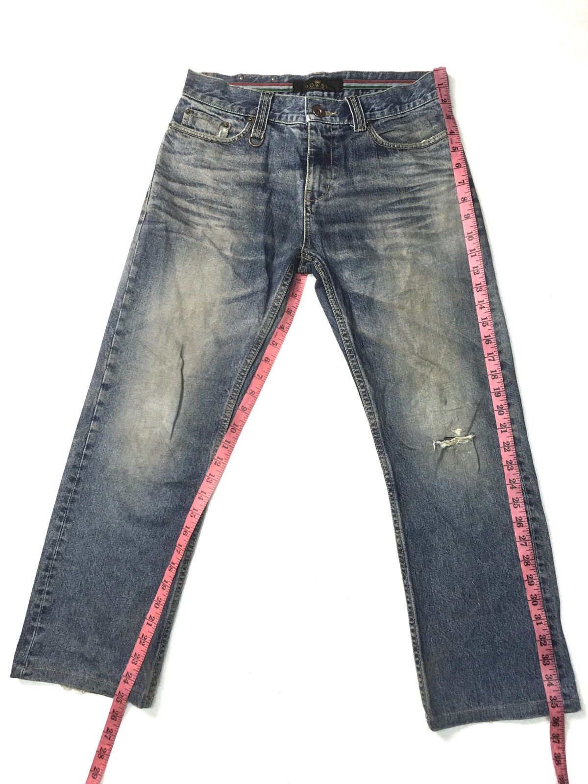 Vintage Vintage dowbl italy distressed denim Size US 30 / EU 46 - 2 Thumbnail